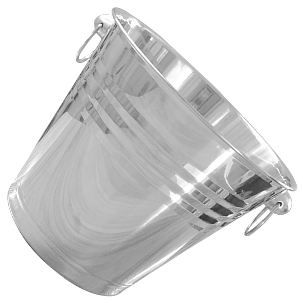 Wine Beer Cooler - 厚いステンレス製アイスバケツ 大容量アイスキューブ容器 バー ビールボトルクーラー ワインホルダー パーティー