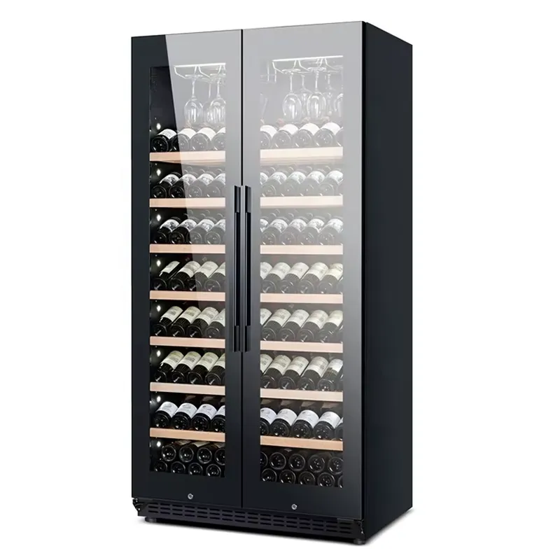 Wine Beer Dual Zone - 735L大容量ワインセラー ビール・飲料クーラー ガラス扉 直冷式 電気式 家庭用バー向け