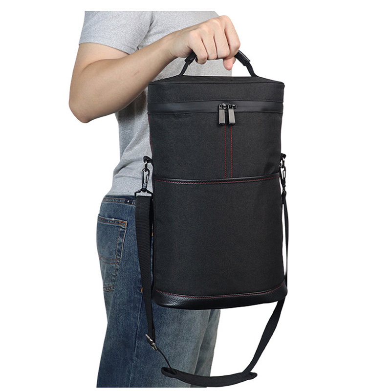 ポータブル屋外ワインクーラーバッグ、750ml赤ワイン・ビー - Wine Beer Cooler のレビューと価格