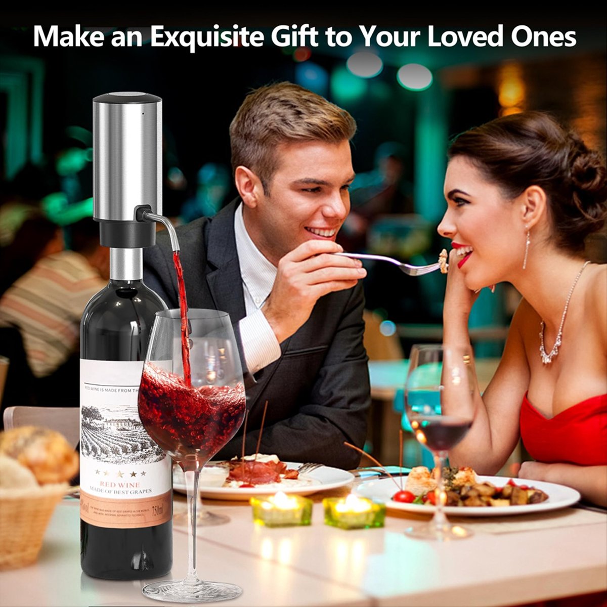 ETRT 電動ワインエアレーター ワインデカンターセット 充 - Decanter Aerator Set のレビューと価格
