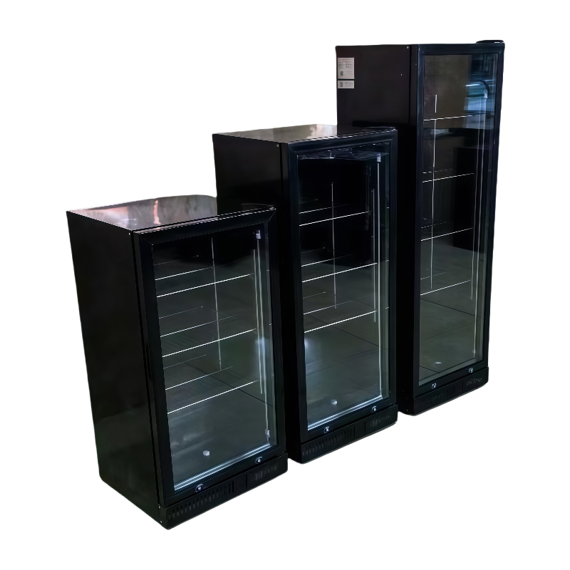 コンパクトな空冷式ミニドリンクディスプレイ冷凍庫、霜取り不要 - Wine Beer Dual Zone のレビューと価格