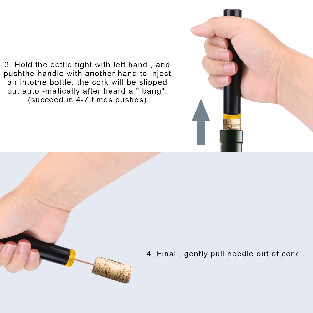 バーツール ワインボトルオープナー 小型 ピンジャーコルク抜 - Wine Bottle Size のレビューと価格