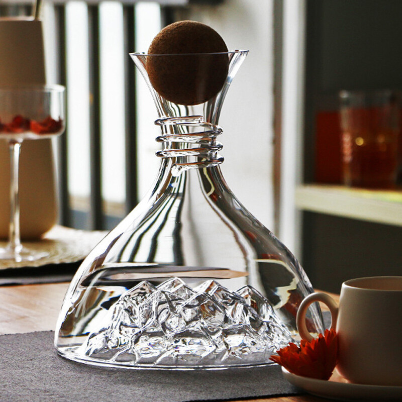 クリスタルアイスバーグ型急速エアレーションワインデカンタワイ - Decanter Aerator Set のレビューと価格