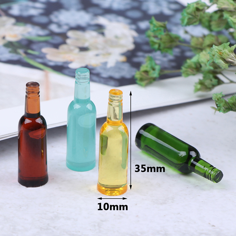 6 個 1:12 ドールハウスミニチュアビールワインドリンク - Wine Beers のレビューと価格