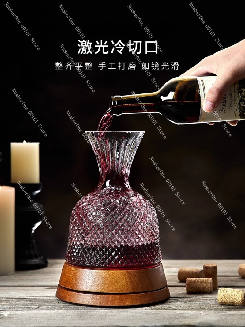 家庭用高級回転式ワインデカンタ、効率的なワインエアレーター、 - Decanter Aerator Set のレビューと価格