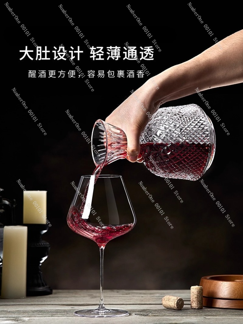家庭用高級回転式ワインデカンタ、効率的なワインエアレーター、 - Decanter Aerator Set のレビューと価格
