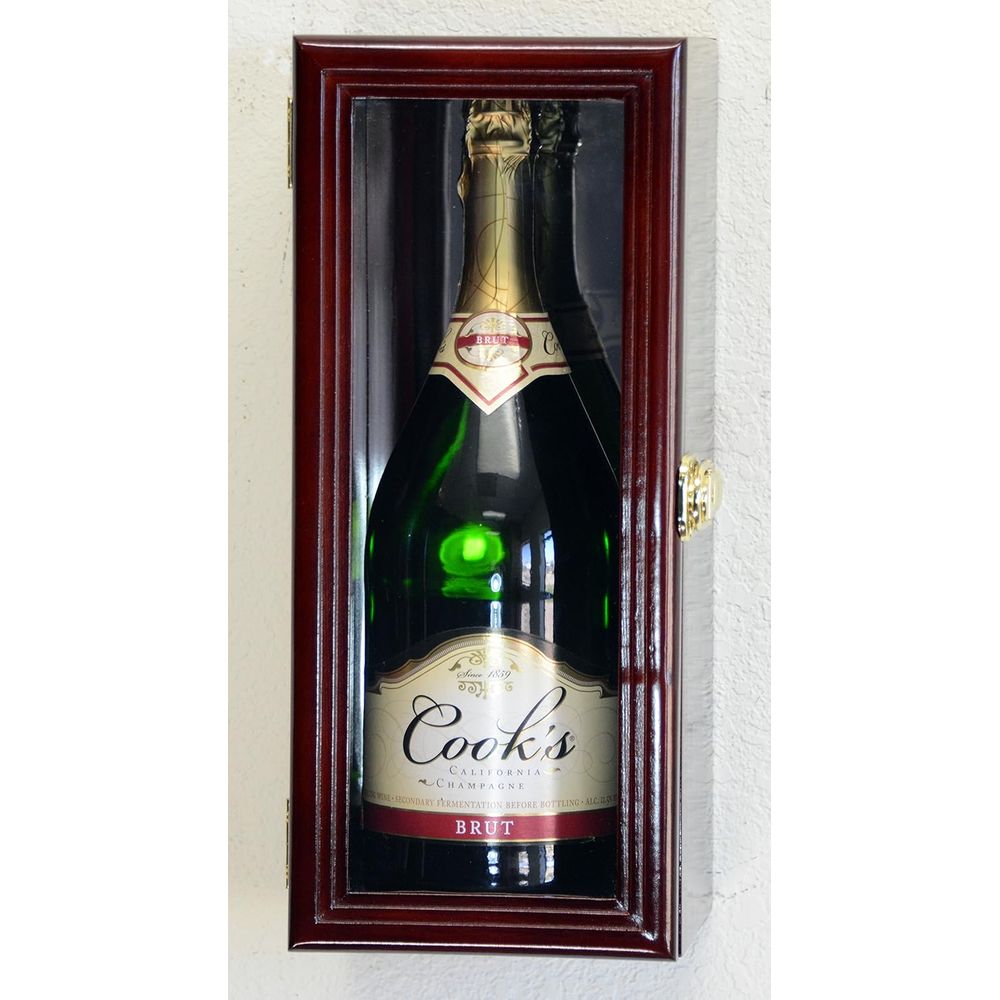 鏡面仕上げの壁掛けワインボトルディスプレイケース、様々なサイ - Wine & Beer Emporium のレビューと価格