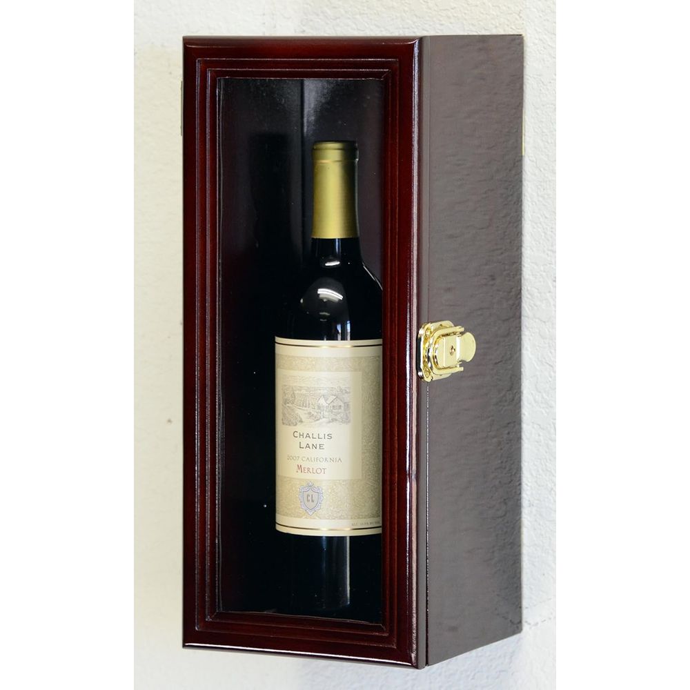 鏡面仕上げの壁掛けワインボトルディスプレイケース、様々なサイ - Wine & Beer Emporium のレビューと価格