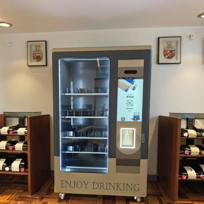 スマート年齢確認リフトシステム搭載冷蔵庫自動販売機、ビール・ - Wine Beers のレビューと価格