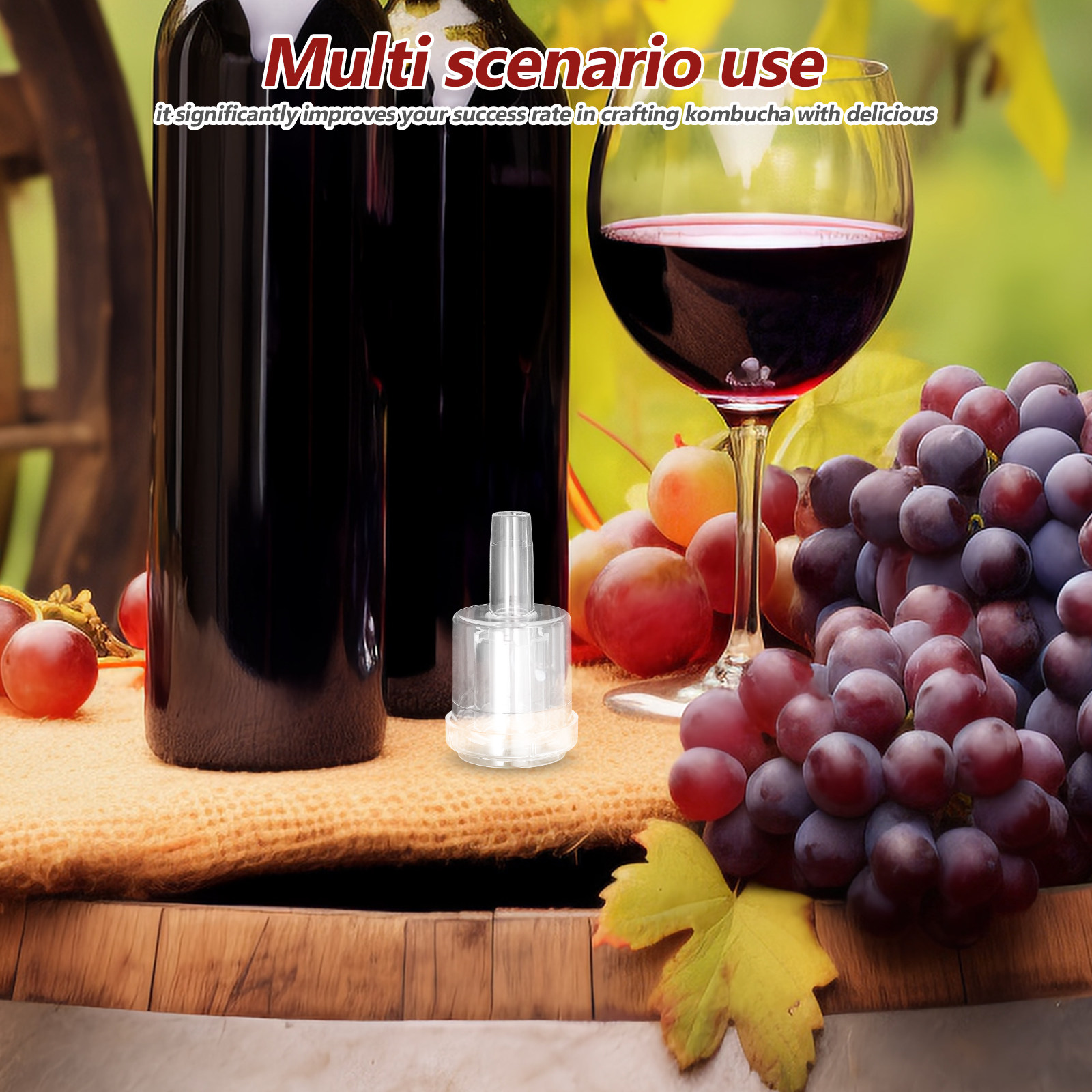 3個入り発酵エアロック バブルエアロック 一方向弁 漏れ防止 - Wine Beer And Mead のレビューと価格
