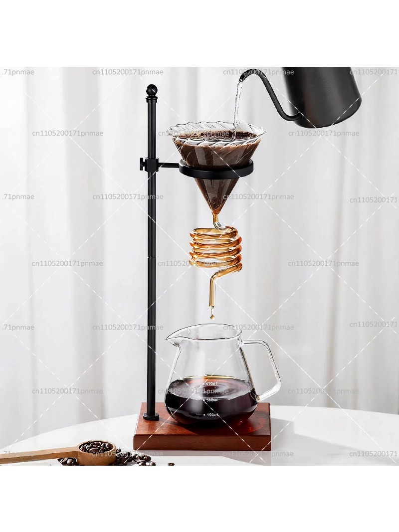 エレガントなスパイラルガラス製コーヒードリッパーセット、赤ワ - Decanter Aerator Set のレビューと価格