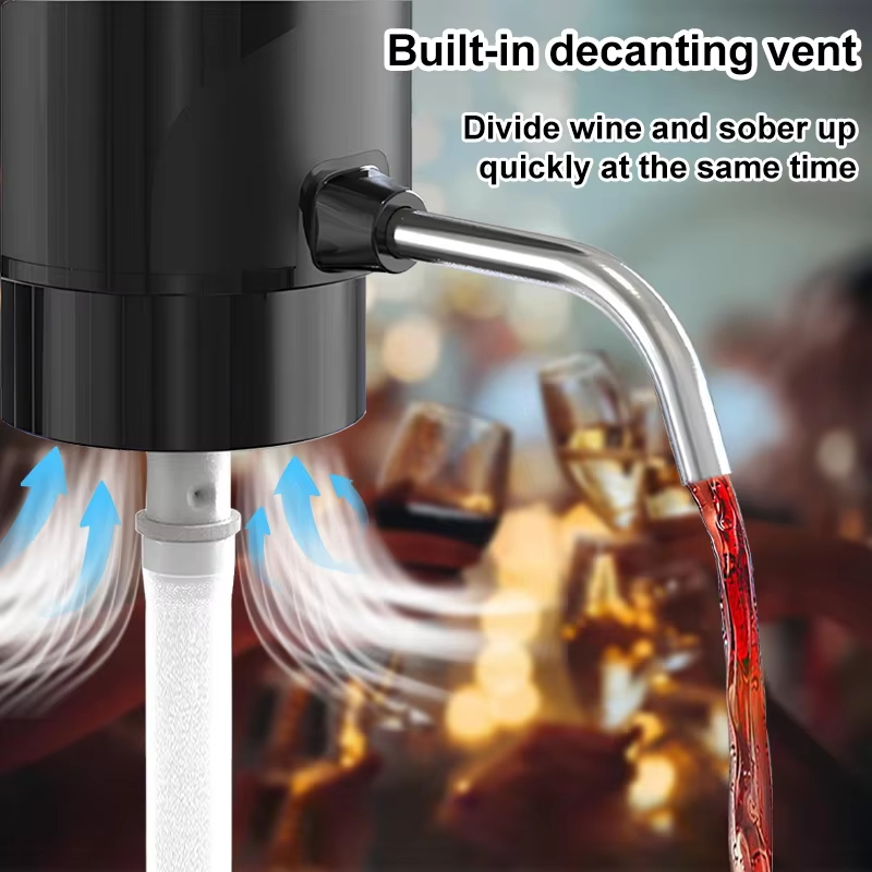 インテリジェント電動ワインエアレーター 4-in-1 ワイン - Decanter Aerator Set のレビューと価格