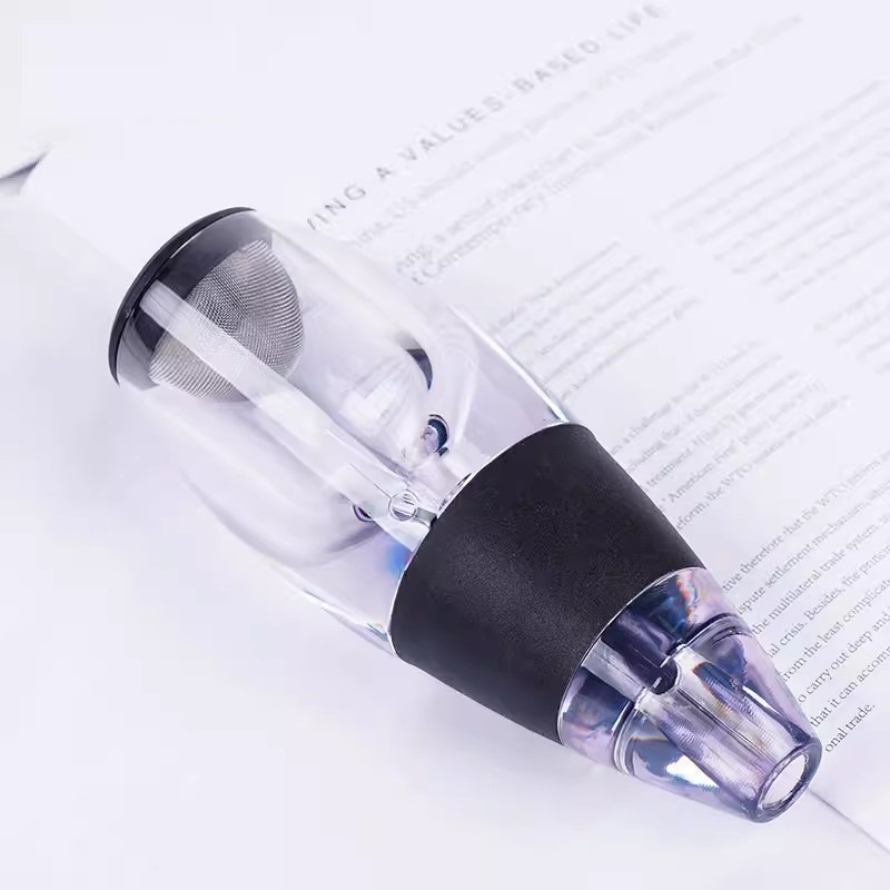 プロ仕様の赤ワインデカンターポアラー、フィルタースタンドホル - Decanter Aerator Set のレビューと価格