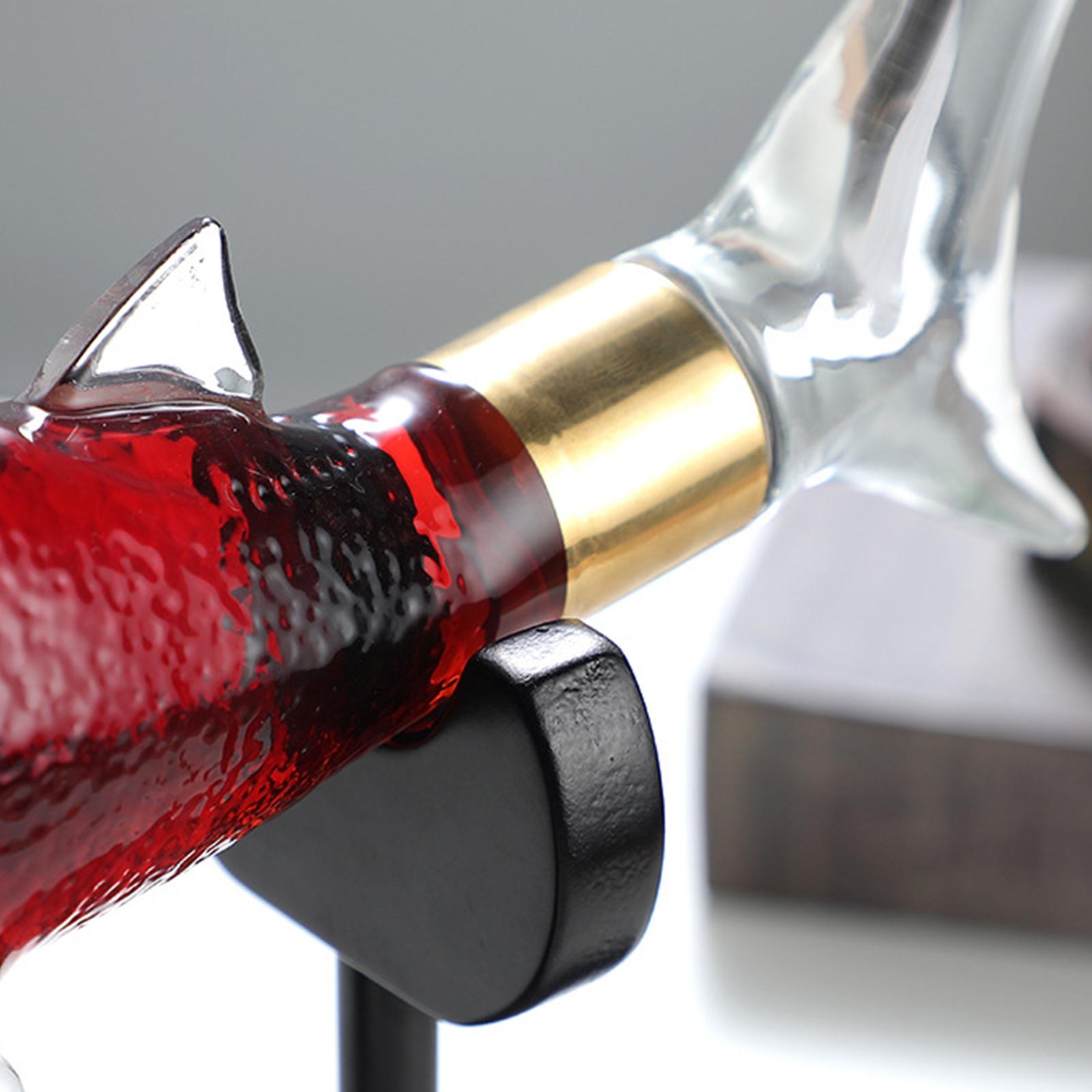 ワインデカンター 魚の形をしたワインセット キッチン用 人工 - Decanter Aerator Set のレビューと価格