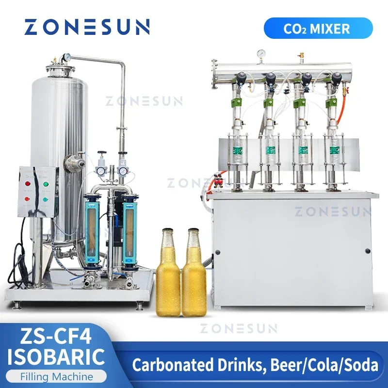 ZONESUN 炭酸飲料等圧充填機 ビール コーラ ソーダ  - Wine Beers のレビューと価格