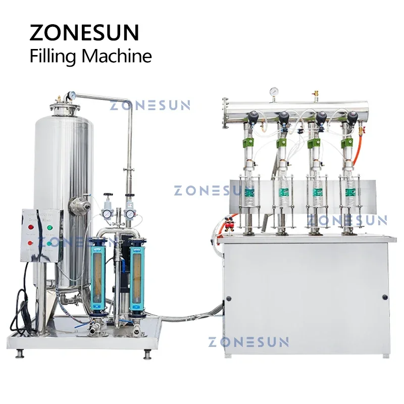 ZONESUN 炭酸飲料等圧充填機 ビール コーラ ソーダ  - Wine Beers のレビューと価格