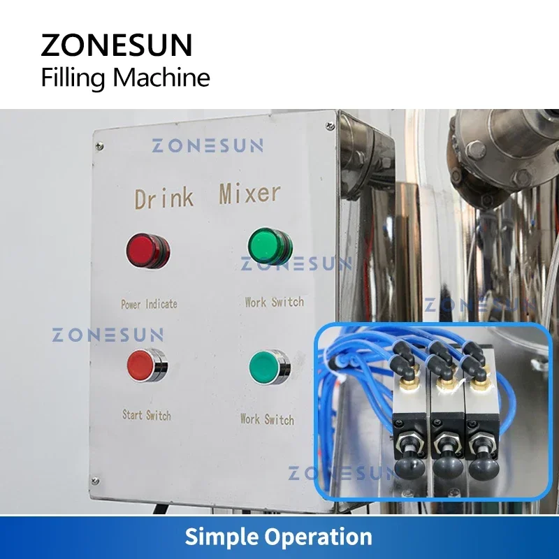 ZONESUN 炭酸飲料等圧充填機 ビール コーラ ソーダ  - Wine Beers のレビューと価格