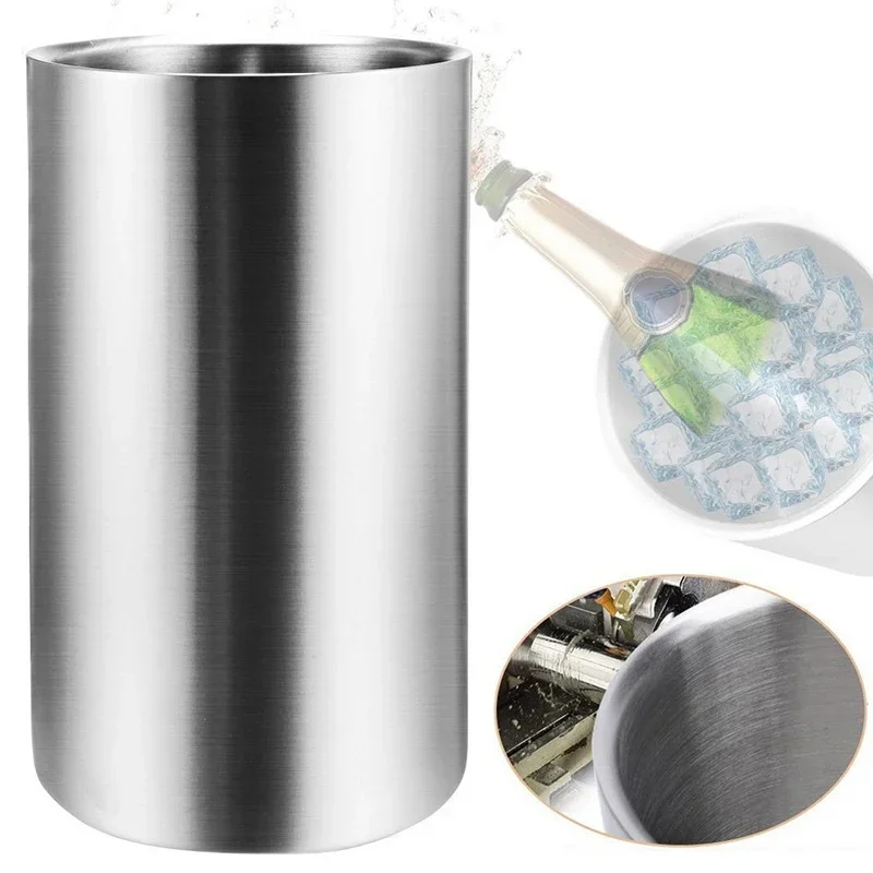 UPORS ステンレス鋼ワインクーラーバケット二重壁ワインボ - Wine Beer Cooler のレビューと価格