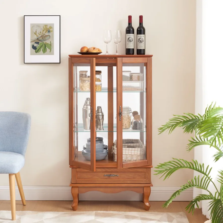 照明付きガラスキャビネット ガラスワインキャビネット 調節可 - Wine & Beer Emporium のレビューと価格