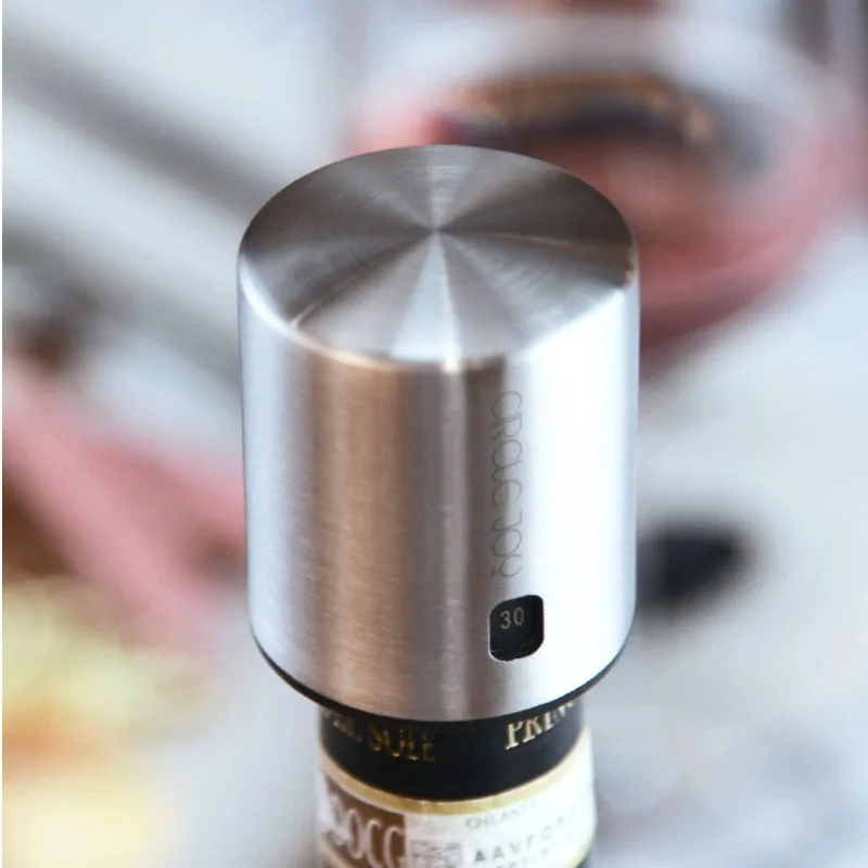 Youpin-ステンレススチールミニワインストッパー,フルー - Decanter Aerator Set のレビューと価格