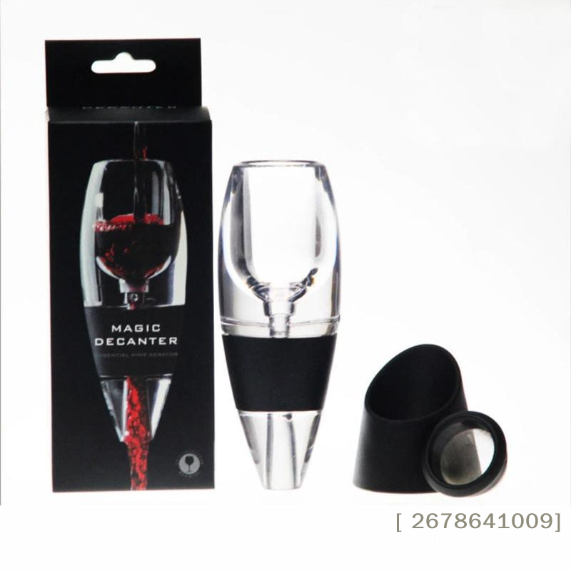 ⚑ 1セット赤ワインウイスキーエアレーターディスペンサー、バ - Decanter Aerator Set のレビューと価格