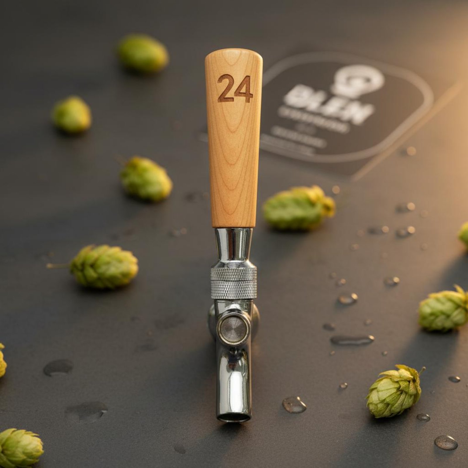 短い木製ビールハンドル、無垢材木製ビールタップハンドルバーア - Wine Beers のレビューと価格