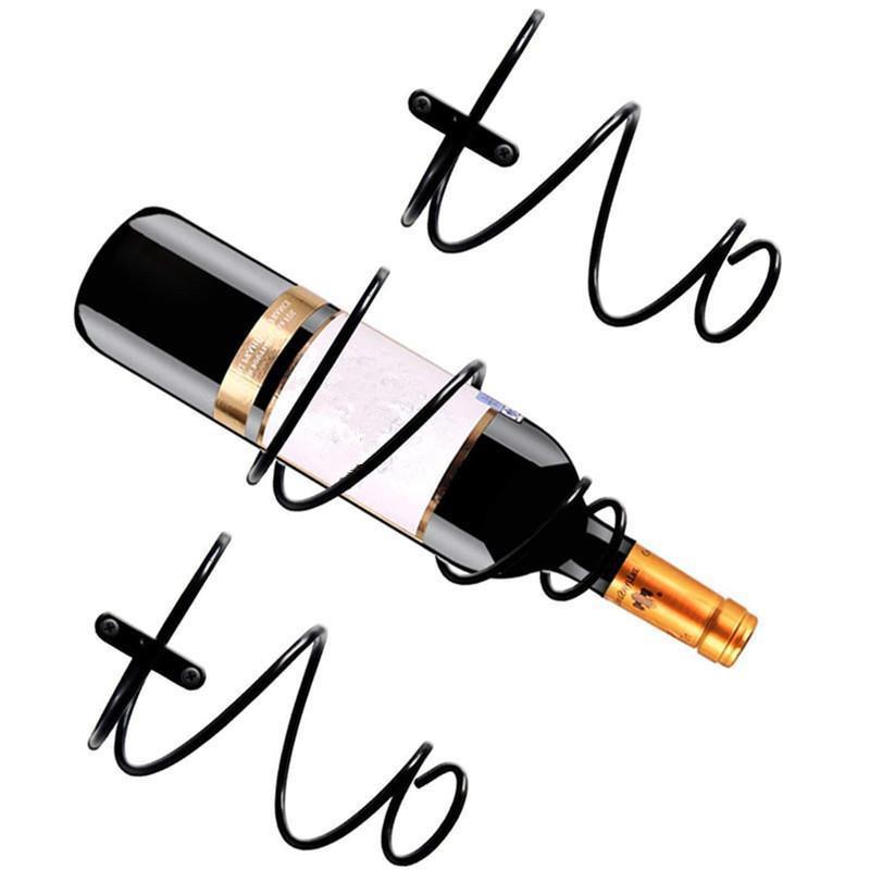 吊り下げ式スパイラル型赤ワインボトルラック壁掛けワインボトル - Wine Rack Wall Mount のレビューと価格