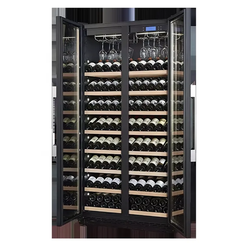 735L大容量ワインセラー ビール・飲料クーラー ガラス扉  - Wine Beer Dual Zone のレビューと価格